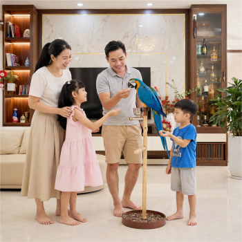 Gia đình, cho thú cưng ăn 5