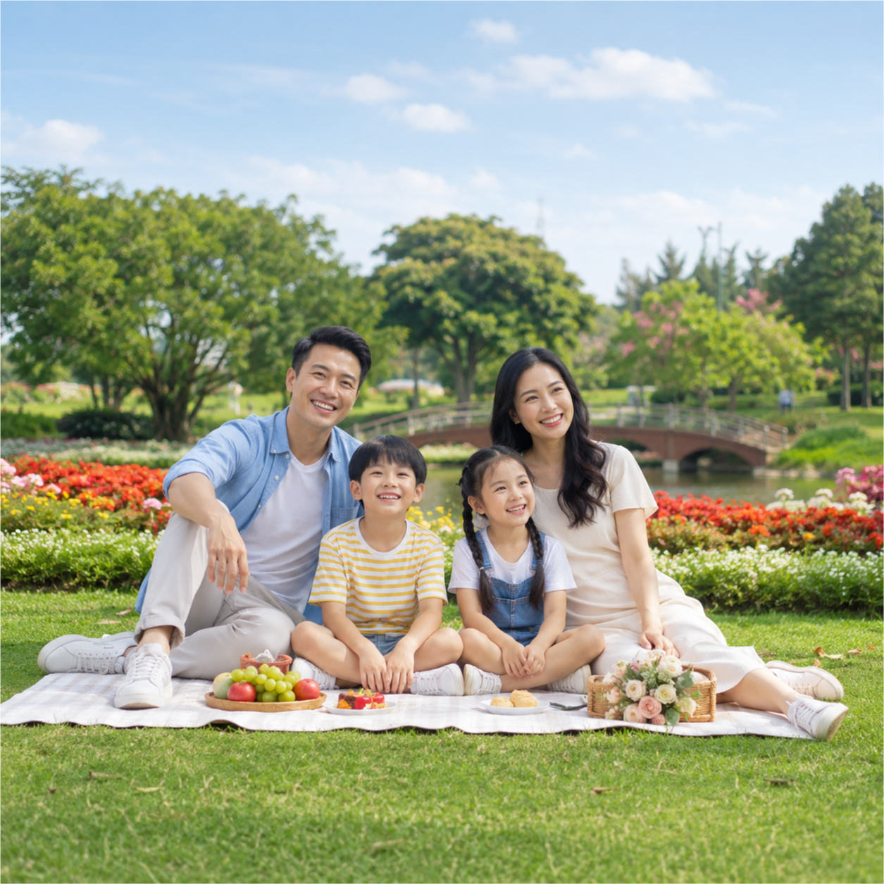 Gia đình, ngắm cảnh 1