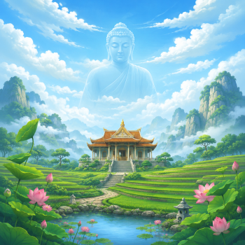Chùa, bóng ảnh Phật