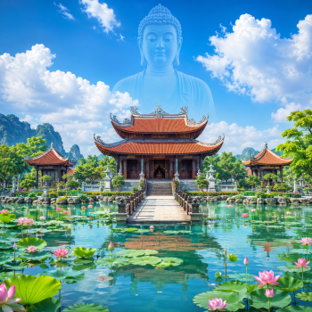 Chùa, bóng ảnh Phật 4