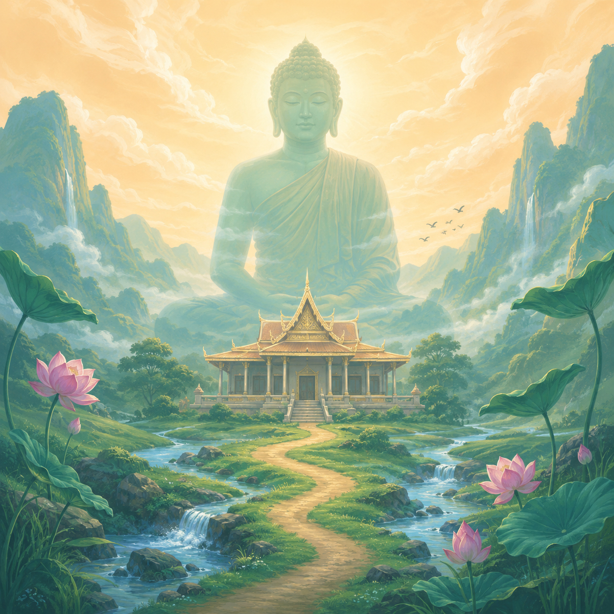 Chùa, bóng ảnh Phật 7