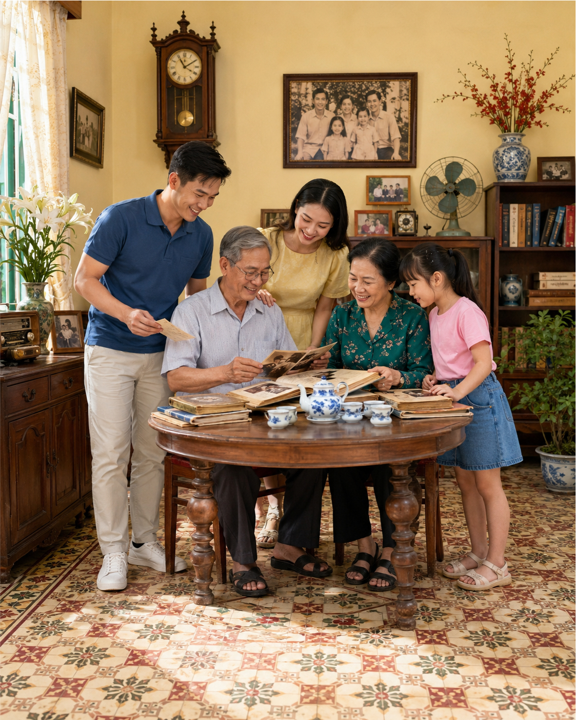 Gia đình, vui vẻ 214