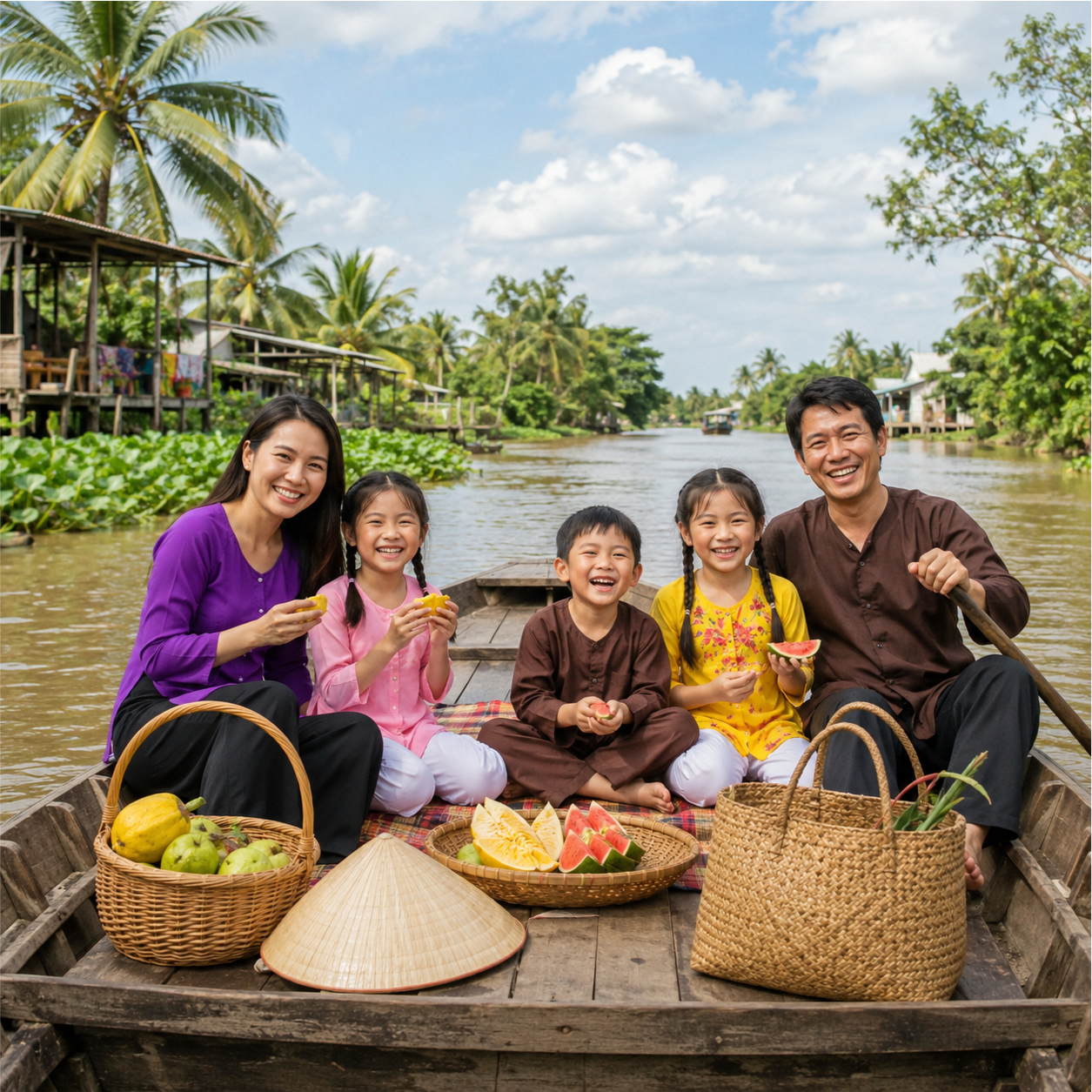 Gia đình, đi thuyền 15