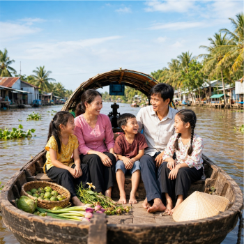 Gia đình, đi thuyền 9
