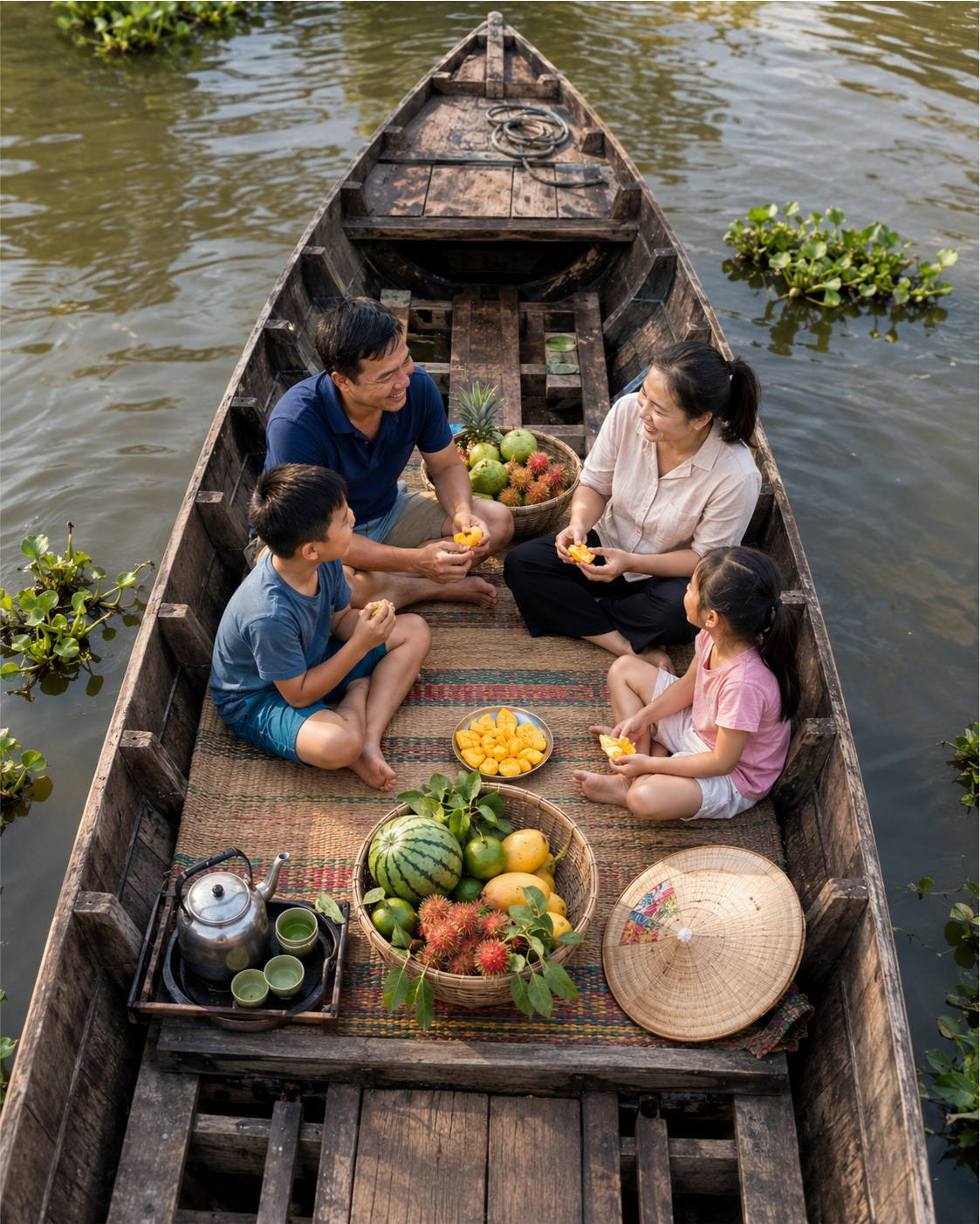 Gia đình, đi thuyền 19