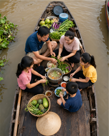 Gia đình, đi thuyền 20
