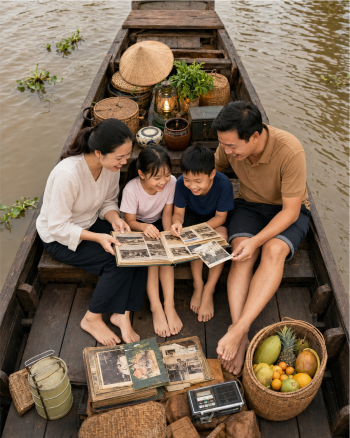 Gia đình, đi thuyền 25