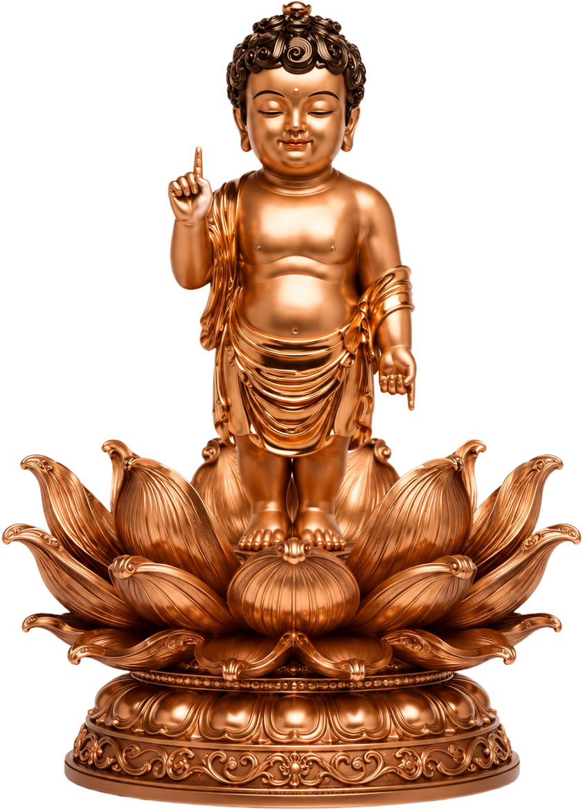 Tượng bé Siddhartha Gautama, phật đản sanh
