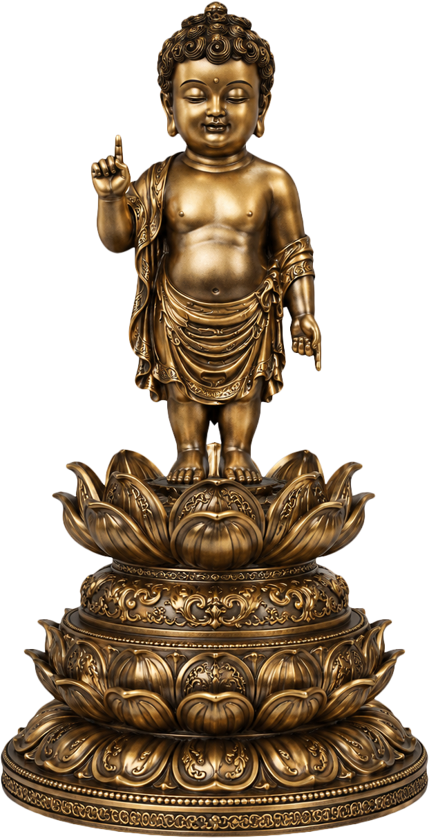 Tượng bé Siddhartha Gautama, phật đản sanh 13