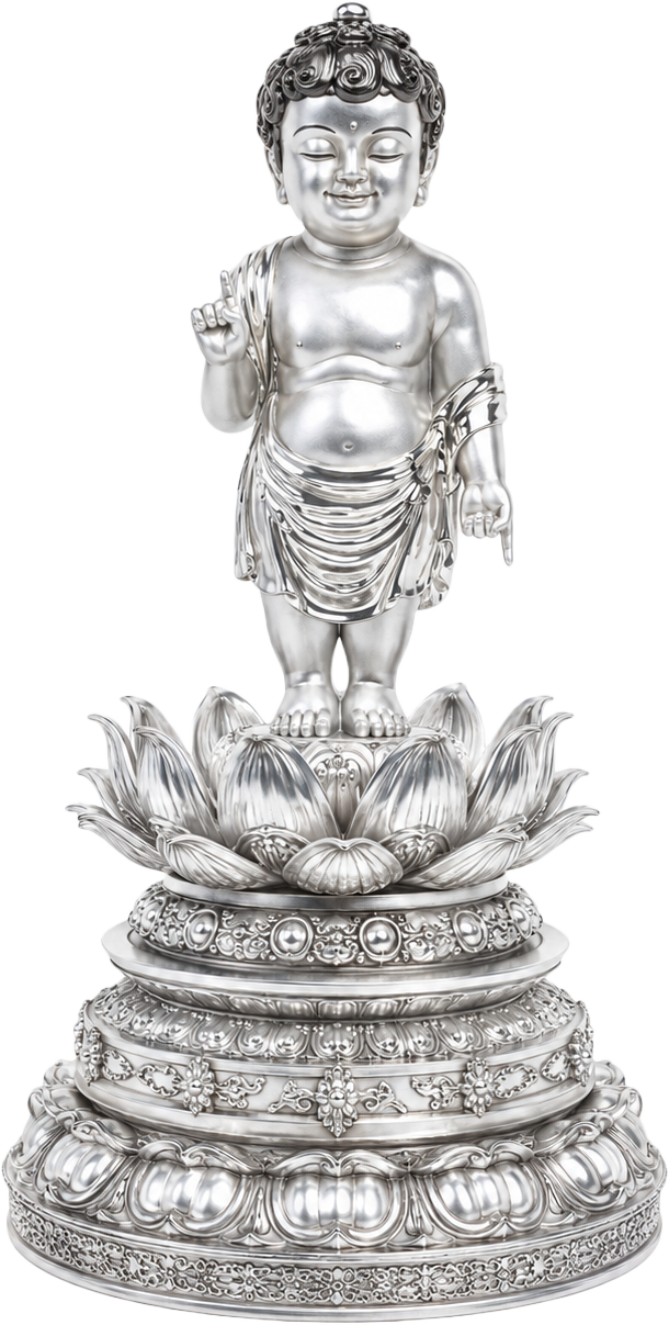 Tượng bé Siddhartha Gautama, phật đản sanh 15