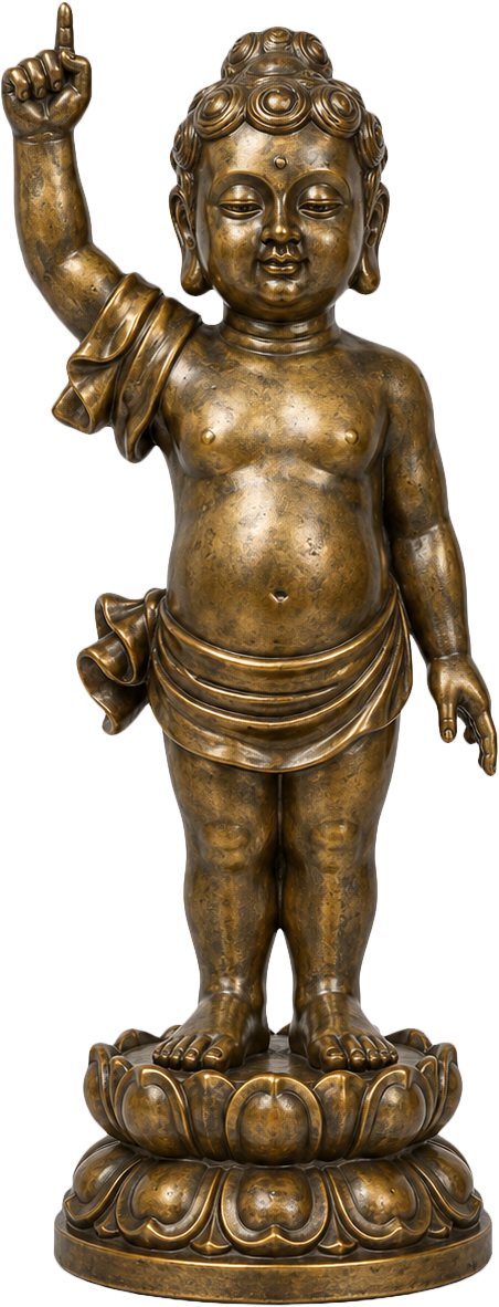 Tượng bé Siddhartha Gautama, phật đản sanh 4