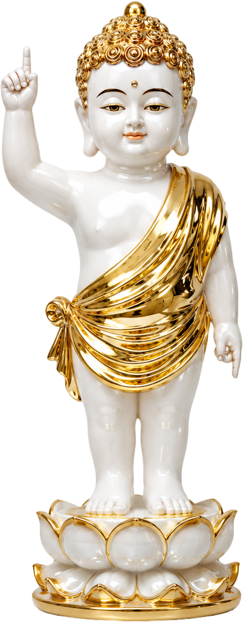 Tượng bé Siddhartha Gautama, phật đản sanh 6