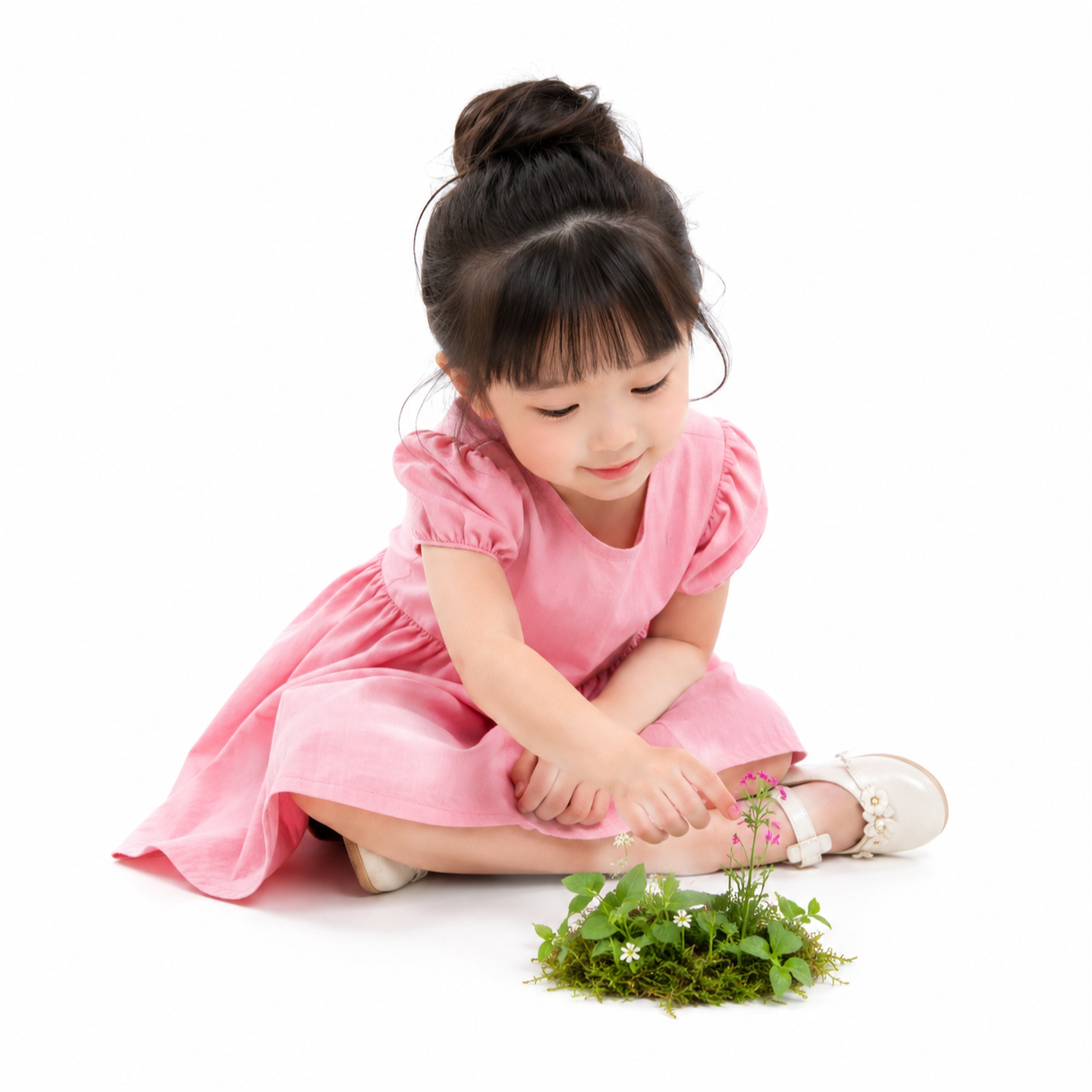 Cô bé, vui vẻ 4