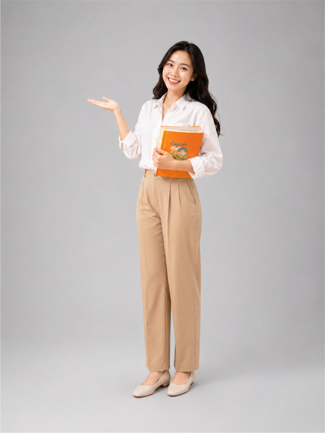 Cô giáo, vui vẻ