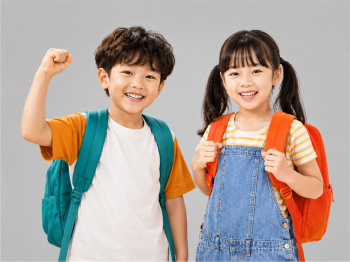 Cậu bé, cô bé, vui vẻ