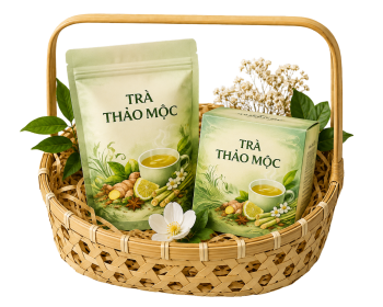 Giỏ trà, trà thảo mộc