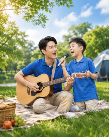 Bố và con, vui vẻ 40