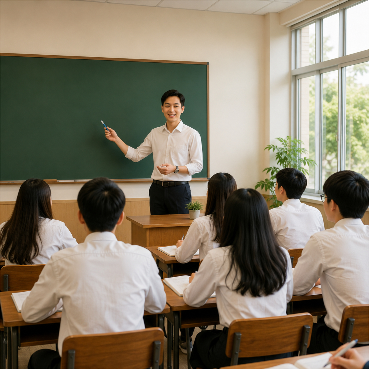 Học sinh, lớp học, vui vẻ 17