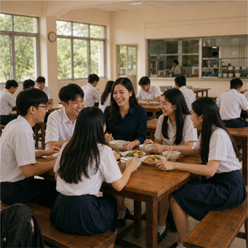 Học sinh, lớp học, vui vẻ 4