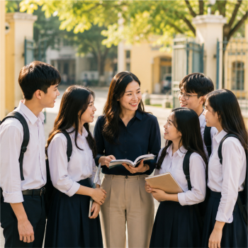Học sinh, lớp học, vui vẻ 2