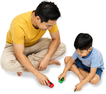 Bố và con, vui vẻ 6