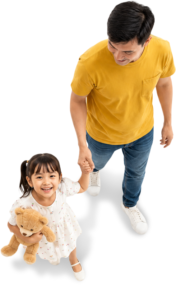 Bố và con, vui vẻ 12