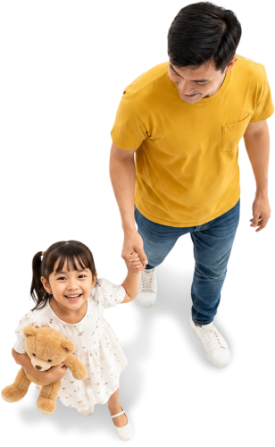 Bố và con, vui vẻ 12