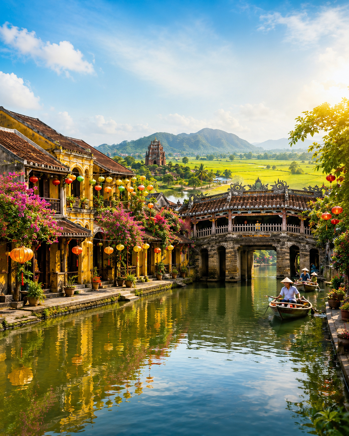 Phố cổ, chùa cầu