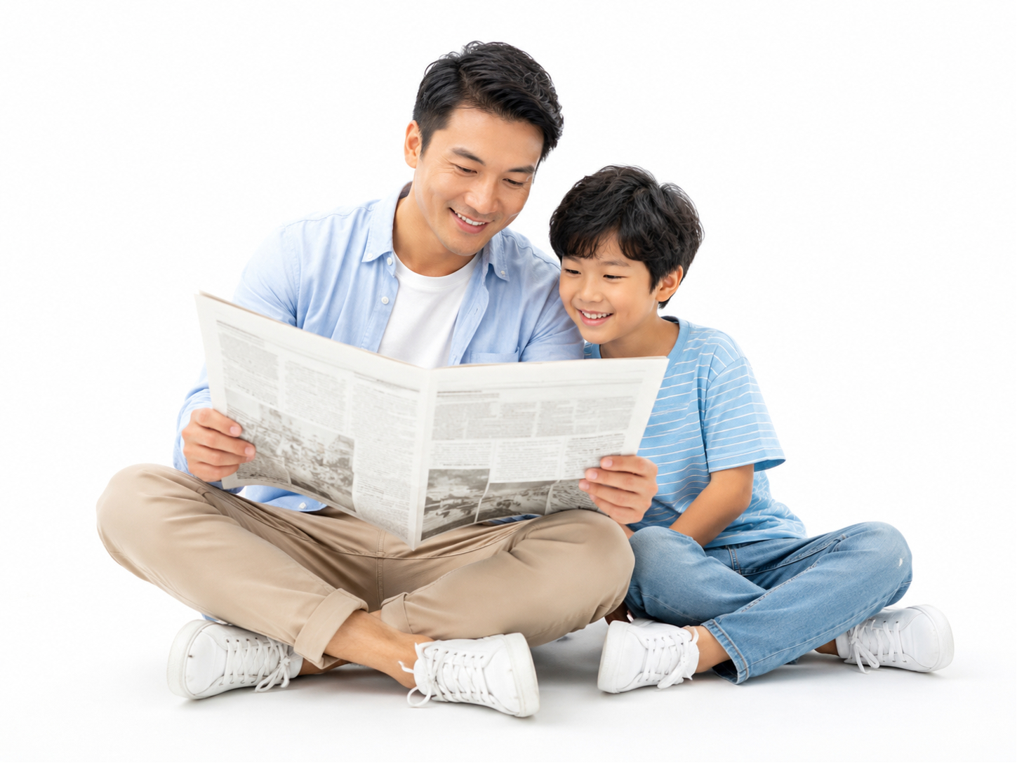 Chàng trai, cậu bé, đọc báo 15