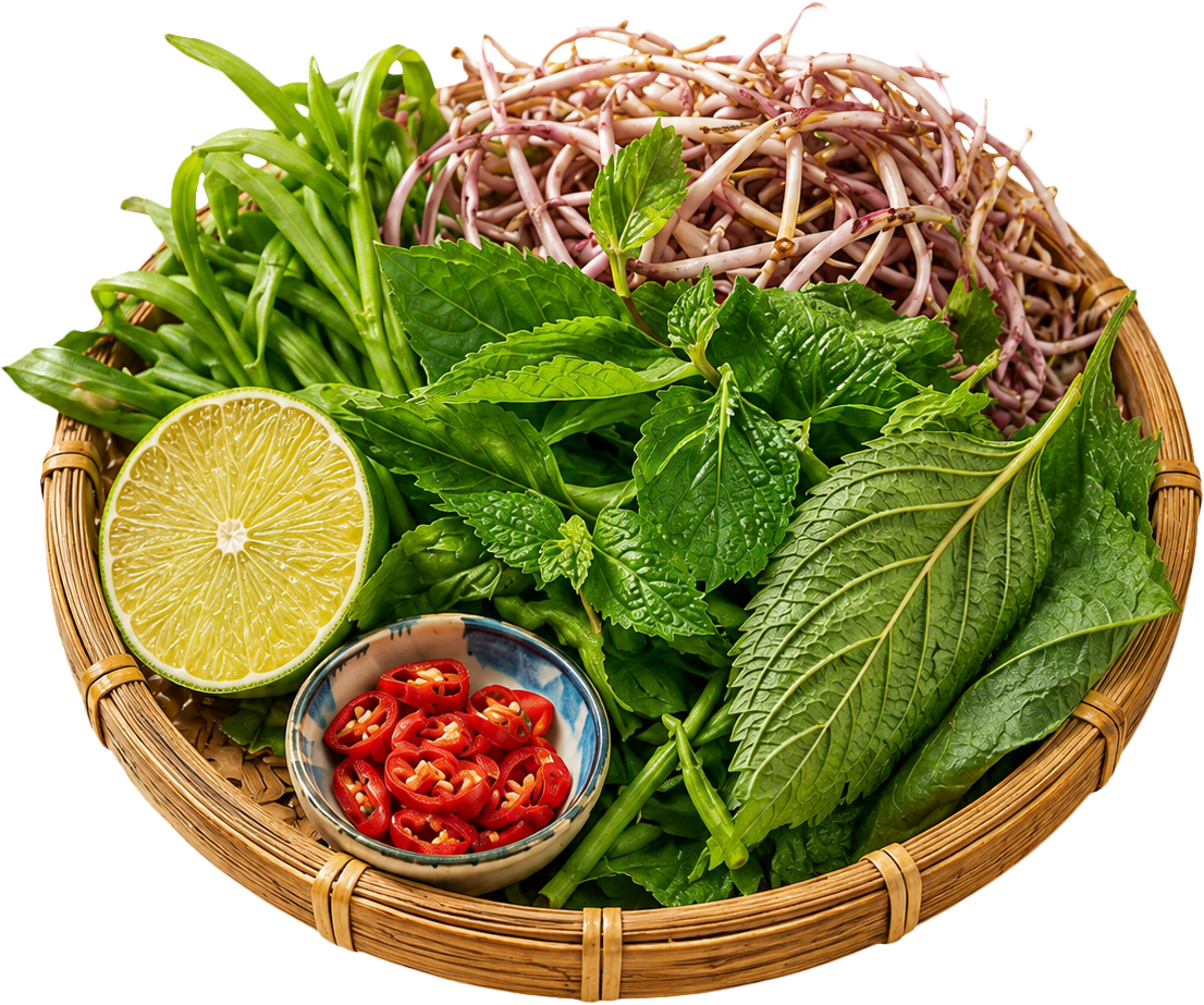 Rau, mẹt tre