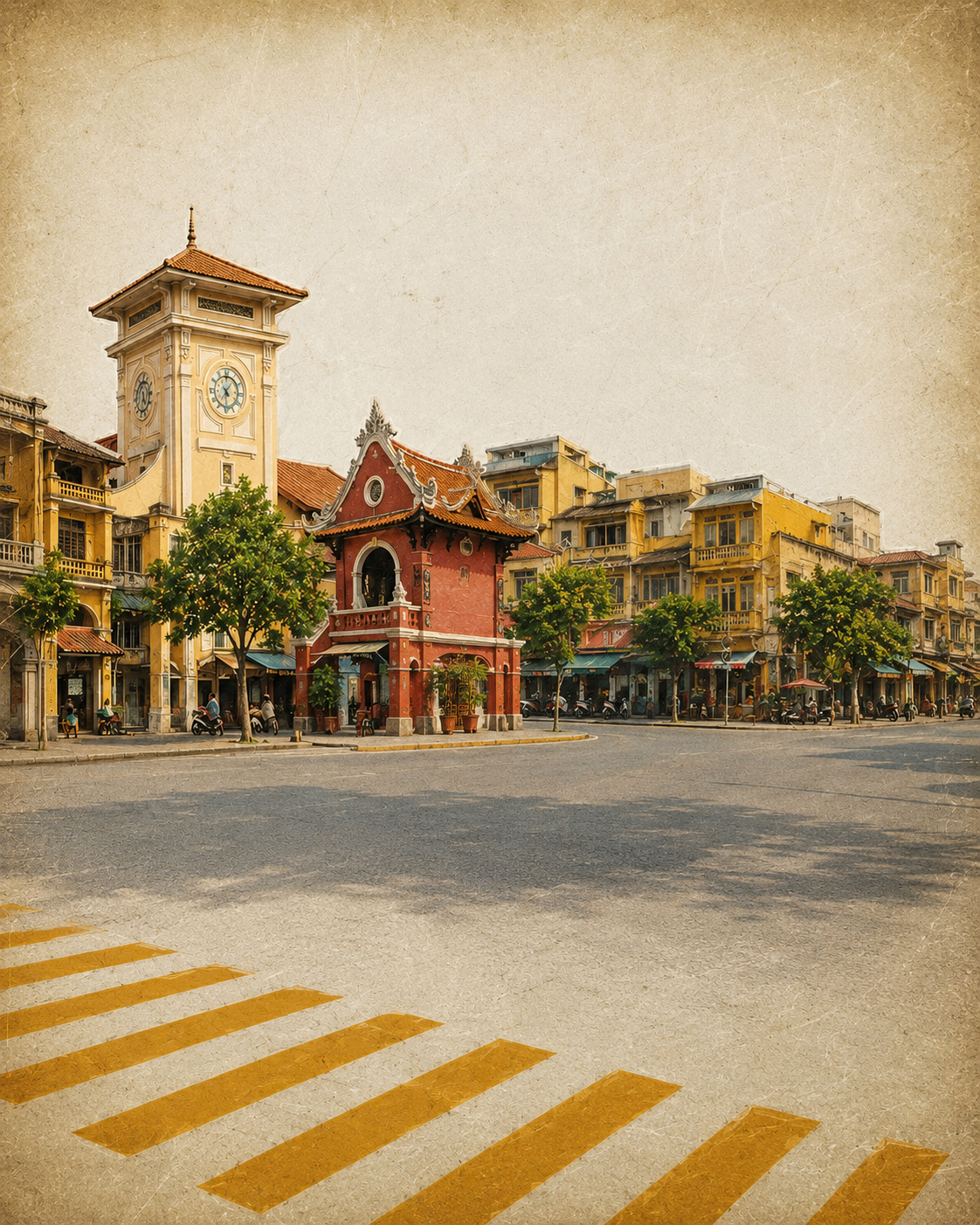 Phong cảnh, kiến trúc