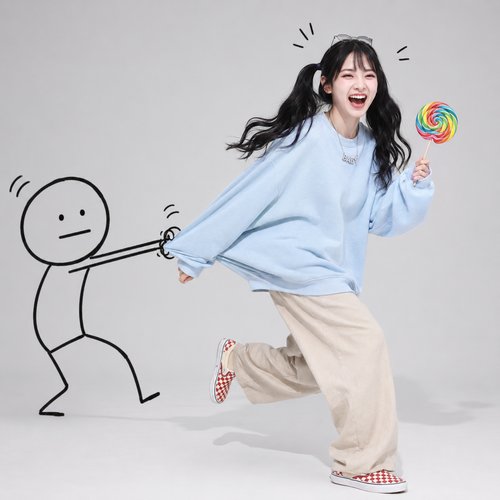 Tạo một bức ảnh phong cách sống chân thực, đậm chất biên tập, trong một studio tối...