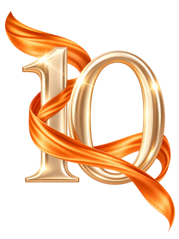 Số 10, ruy băng