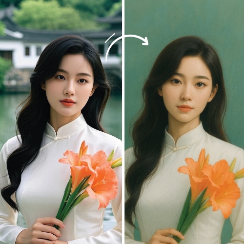 Màu nước chân thật