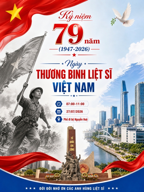 có hình ảnh của chiến sĩ ngày xưa, cầm cờ xung phong , đan xen với sự phát triển của thành phố ngày nay tạo sự giao thoa thế hệ