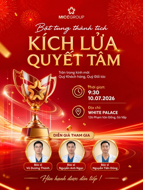 Diễn giả tham gia
Bác sĩ Vũ Dương Thành
Bác sĩ Nguyễn Anh Ngọc
Bác sĩ Nguyễn Tiến Dũng , Hân hạnh được đón tiếp !