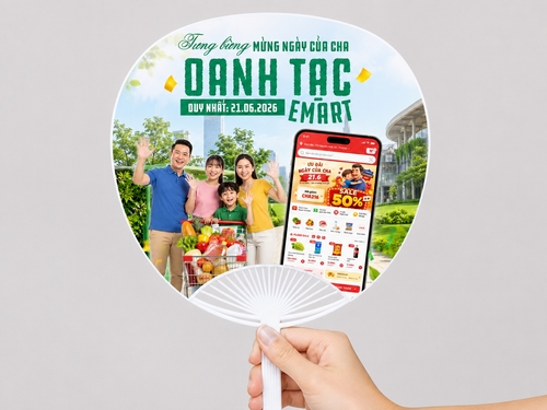 Tạo hình ảnh Quạt được resize từ poster đính kèm