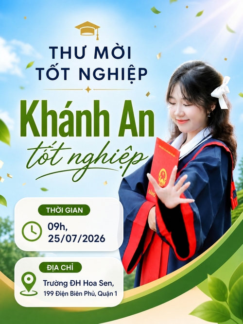 Thư mời Tốt nghiệp