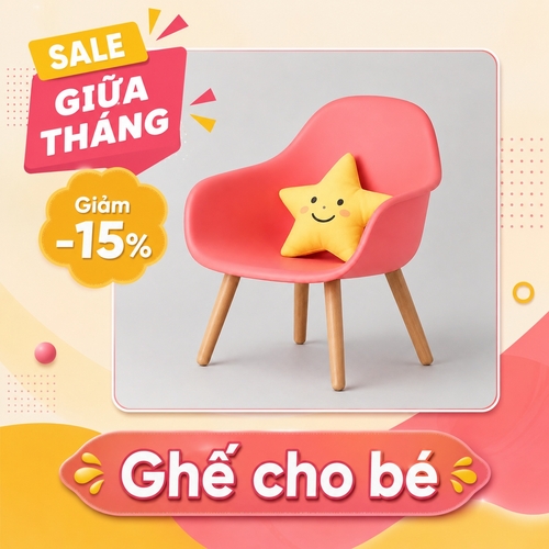 Từ hình https://media.penci.vn/bfc/image/transform/width=800,height=800/libs/images/2026/05/penci_van_kha_nguyen_lkhgfio98_2.jpg kết hợp cho ra thiết kế với nội dung: Giảm -15%. Sale giữa tháng