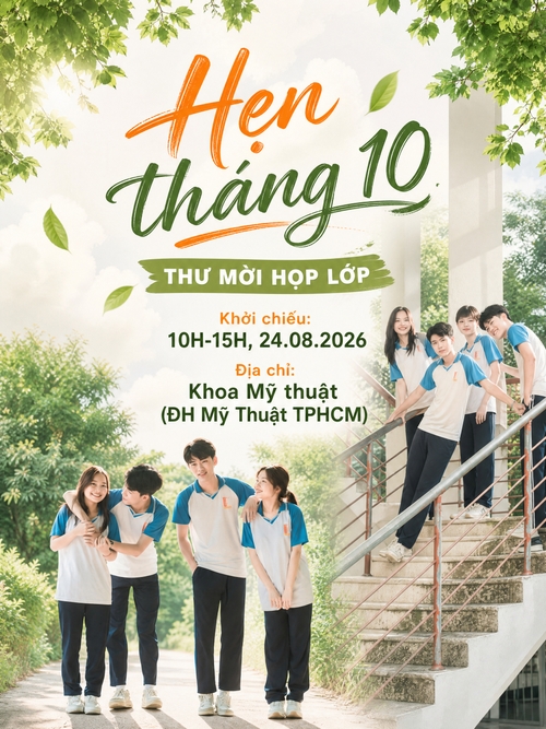 Từ hình kết hợp với https://media.penci.vn/bfc/image/transform/width=800,height=800/libs/images/2026/01/penci_pexels_pexels_chung_t_thich_ch_p_nh_589168414_17898575.jpg, https://media.penci.vn/bfc/image/transform/width=800,height=800/libs/images/2026/01/penci_pexels_pexels_chung_t_thich_ch_p_nh_589168414_17898565_1.jpg cho ra thiết kế với nội dung: phong cách poster phim điện ảnh, không để các icon địa chỉ, thời gian, không để chữ thời gian và địa chỉ
