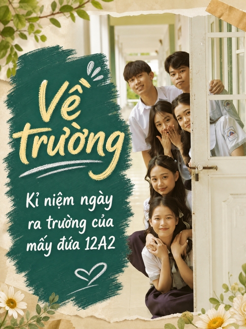 Từ hình https://media.penci.vn/bfc/image/transform/width=800,height=800/libs/images/2026/02/penci_pexels_pexels_lap_dinh_quoc_728742807_27910920_1.jpg kết hợp cho ra thiết kế với nội dung: font chữ brush như phấn viết lên bảng, không để các icon địa chỉ, thời gian, không để chữ thời gian và địa chỉ