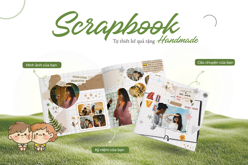 Digital Scrapbook - Tự thiết kế quà tặng handmade sáng tạo và ý nghĩa cực kỳ đơn giản với Penci