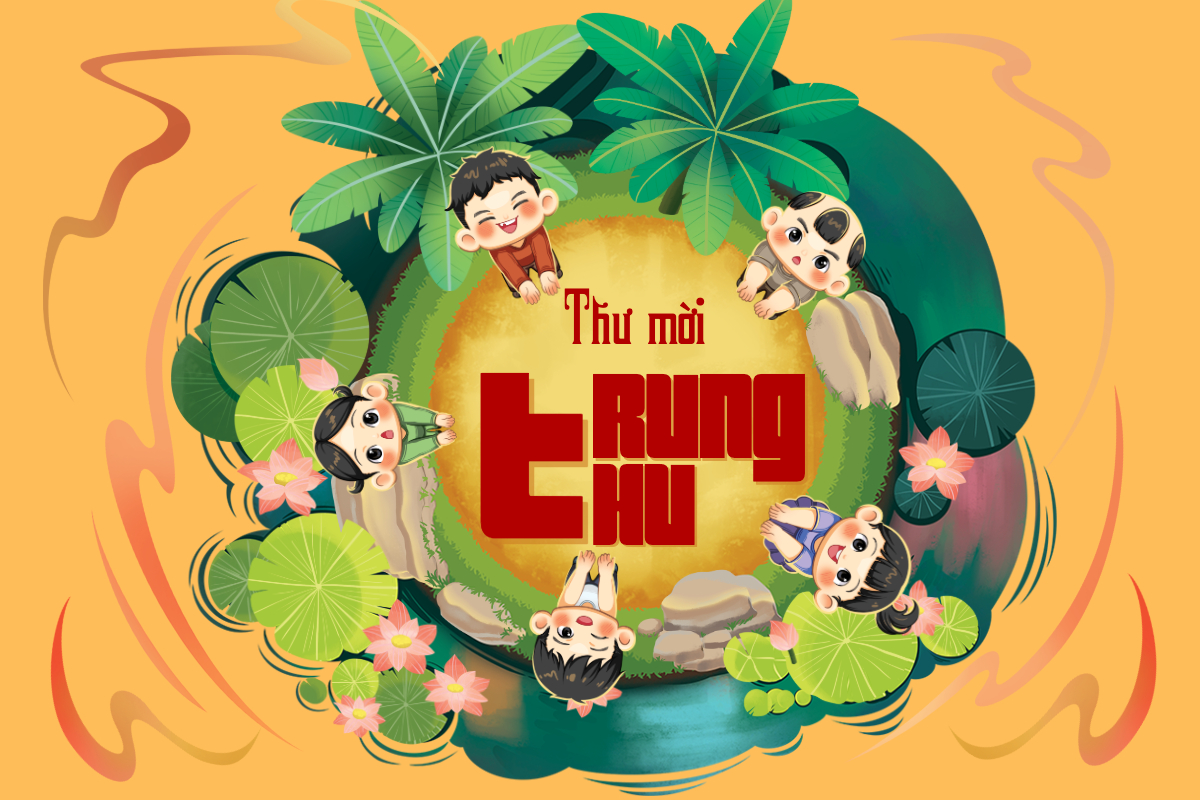 Hướng dẫn tự thiết kế thư mời tham dự chương trình Trung thu đẹp, cực nhanh