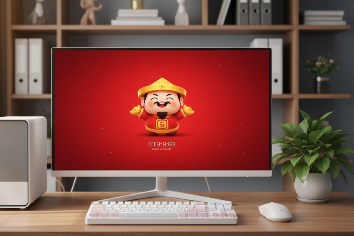 100+ hình nền Tết 2026 đẹp Full HD, 2K, 4K cho máy tính tùy chỉnh online, miễn phí tải xuống