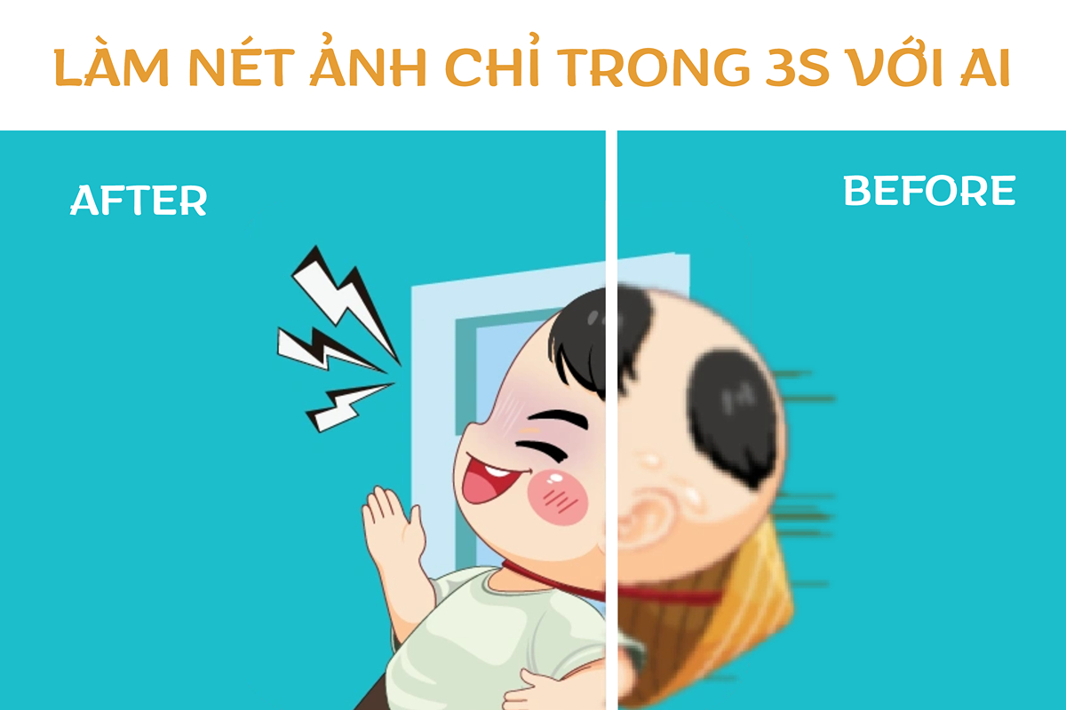 Cách làm nét ảnh bị mờ nhanh trong 3s, hiệu quả với nền tảng thiết kế online Penci