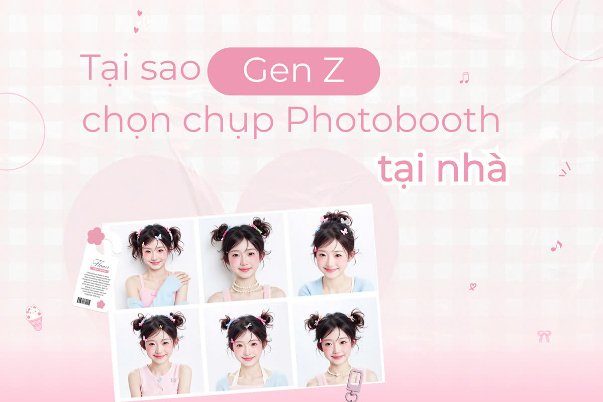 Tại sao GenZ chọn tự chụp Photobooth tại nhà thay vì ra tiệm Photobooth chụp ảnh?
